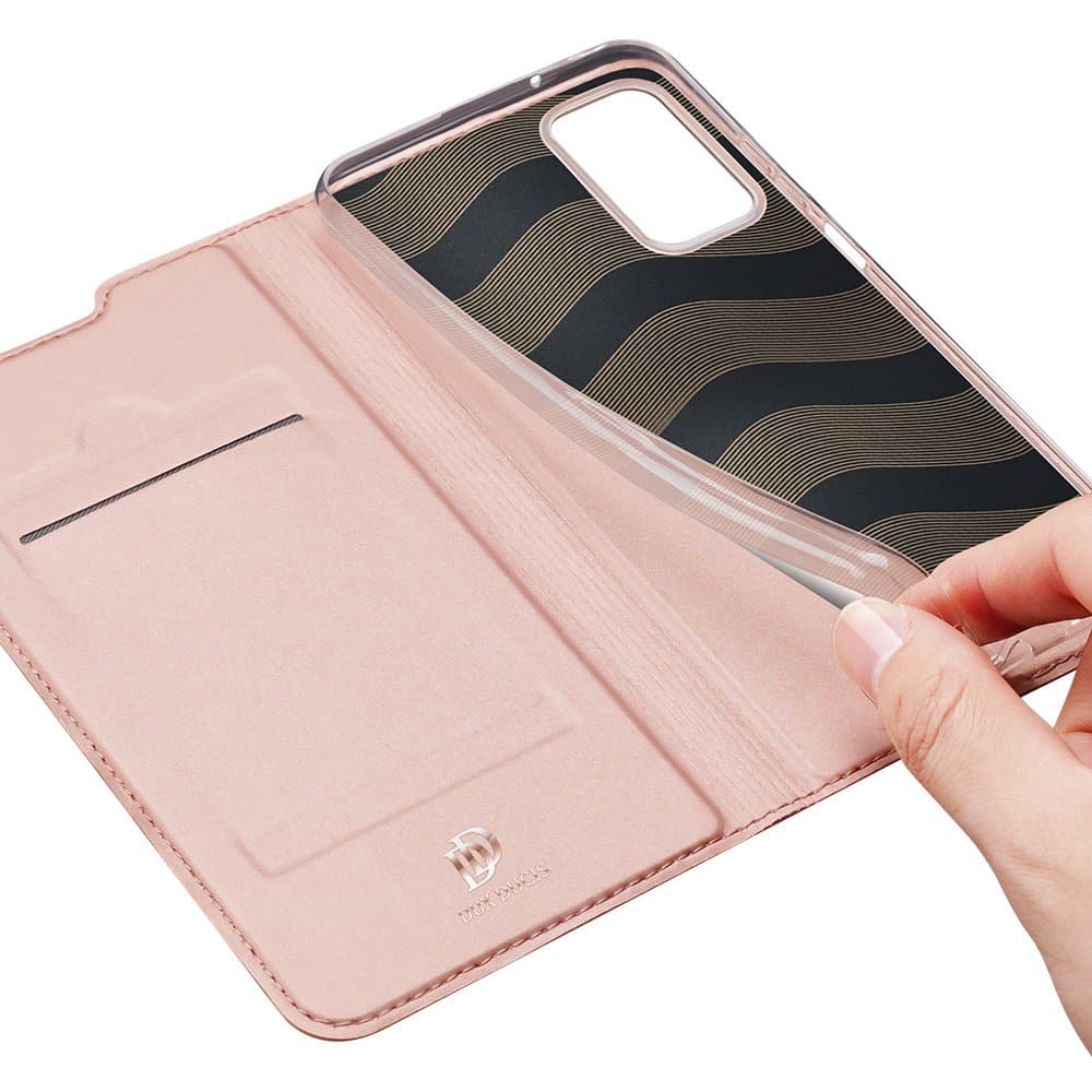 Dux Ducis Skin Pro etui tipa denarnice za Samsung Galaxy A03s, roza 8