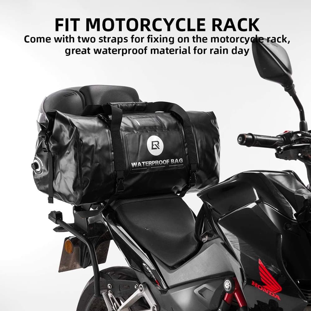 Rockbros AS-005BK vodotesna motoristična torba 55l - črna 4