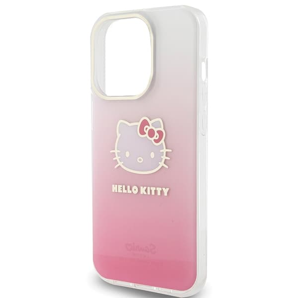 Hello Kitty ovitek IML Gradient Electrop Kitty Head za iPhone 13 Pro Max - roza 6
