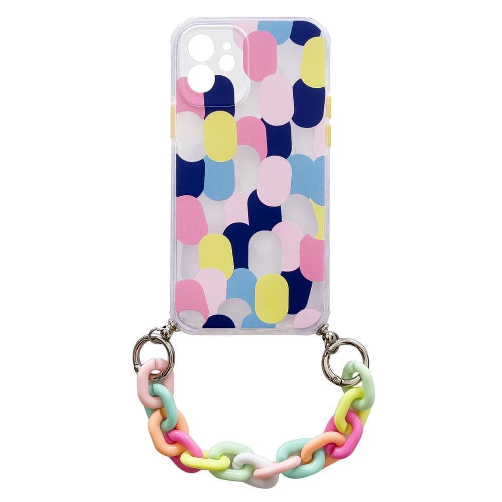 Gel ovitek Color Chain s ključavnico za Xiaomi Redmi Note 10 / 10S - Pisano