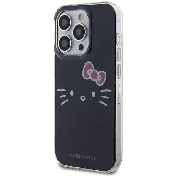 Hello Kitty ovitek IML Kitty Face za iPhone 14 Pro - črna 2