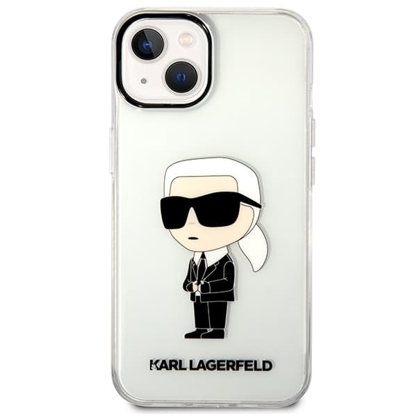 Etui Karl Lagerfeld Ikonik Karl za iPhone 14 Plus - prozoren 3