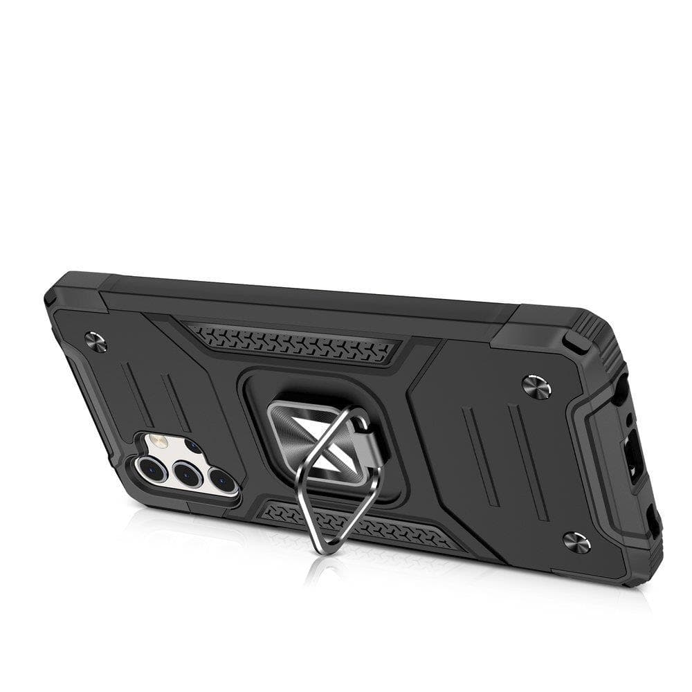 Wozinsky Ring Armor ovitek za Samsung Galaxy A73, rdeč 4