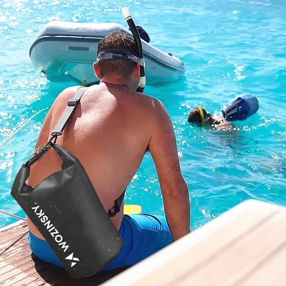 Wozinsky WWK-20 vodotesna torba za SUP/kajak, 20l, črna 3