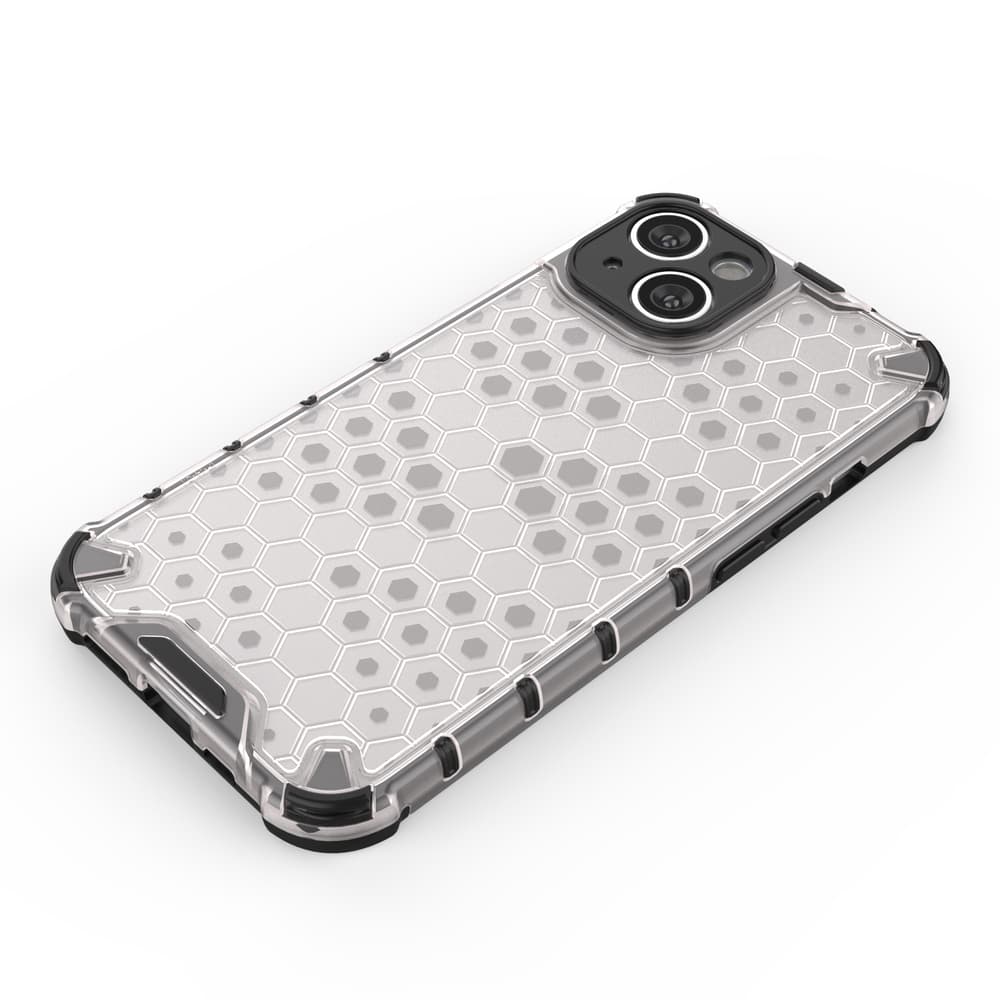 Hurtel Honeycomb ovitek za iPhone 14 Plus, hibridni, moder 3
