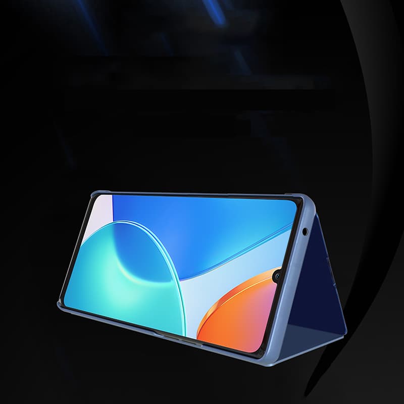 Ovitek Hurtel Clear View Case za Honor X7 / Honor Play 30 Plus, črn 3