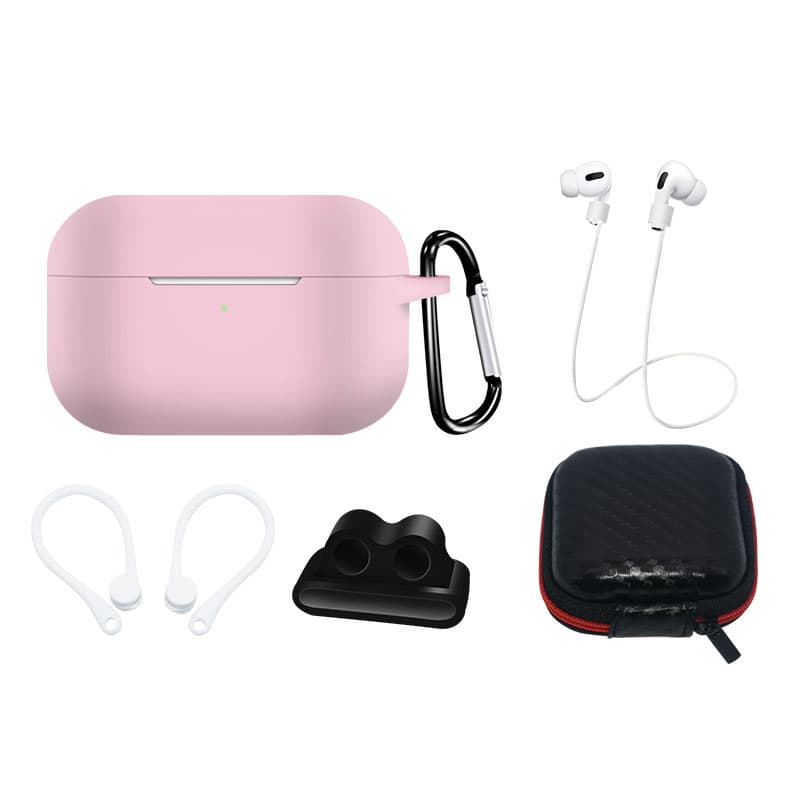 Set dodatkov za AirPods Pro 2 / AirPods Pro 1 - roza