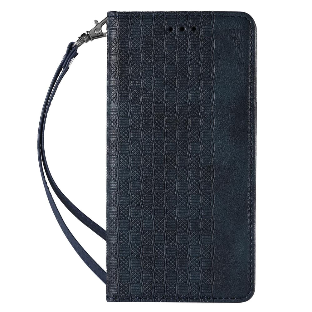 Ovitek Magnet Strap Case za Samsung Galaxy S22+ (S22 Plus) (denarnica, vrvica), modri 4