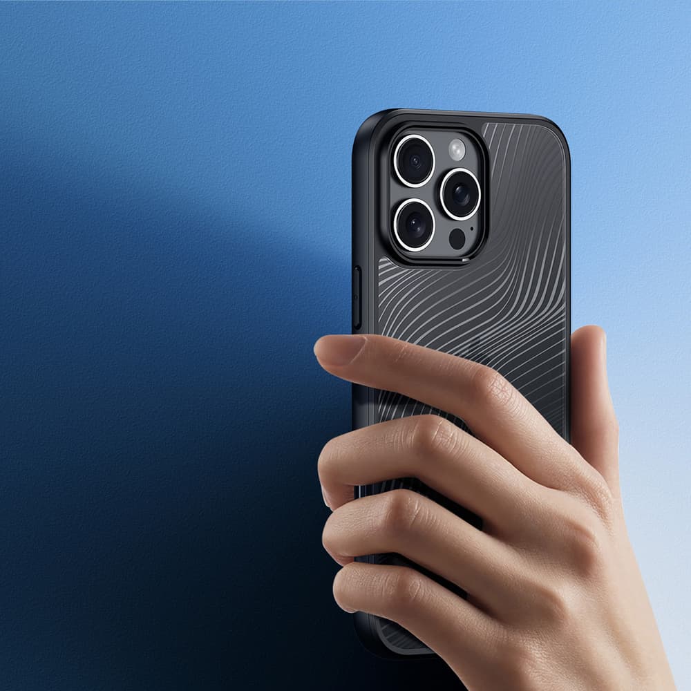 Dux Ducis Aimo ovitek za iPhone 16 Pro Max - črn/prozoren 5