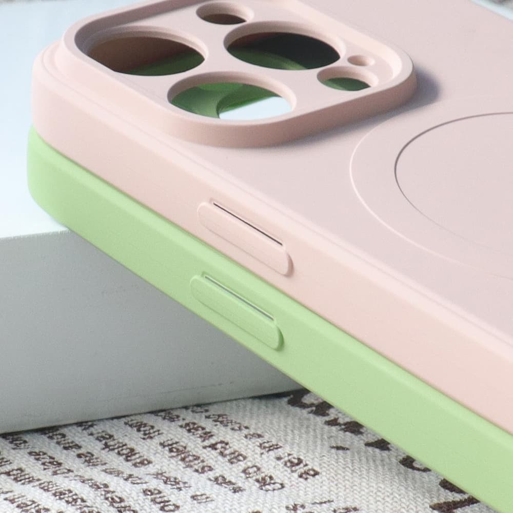 Modra MagSafe silikonska ovitek za iPhone 15 6