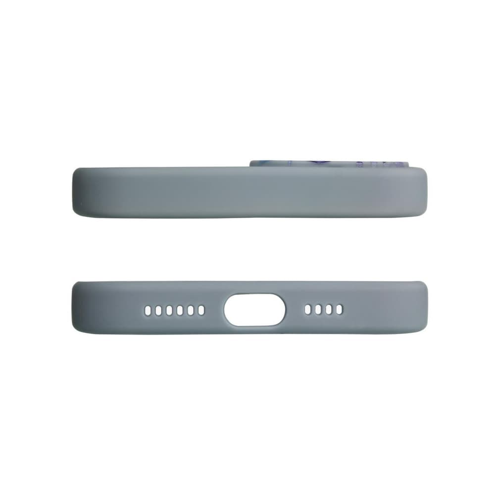 Hurtel ovitek Design Case za iPhone 12 Pro Max, temno moder cvetlični 2