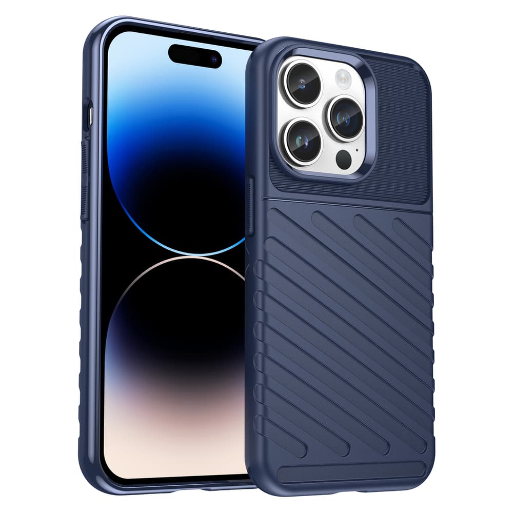Hurtel Thunder ovitek za iPhone 14 Pro, moder
