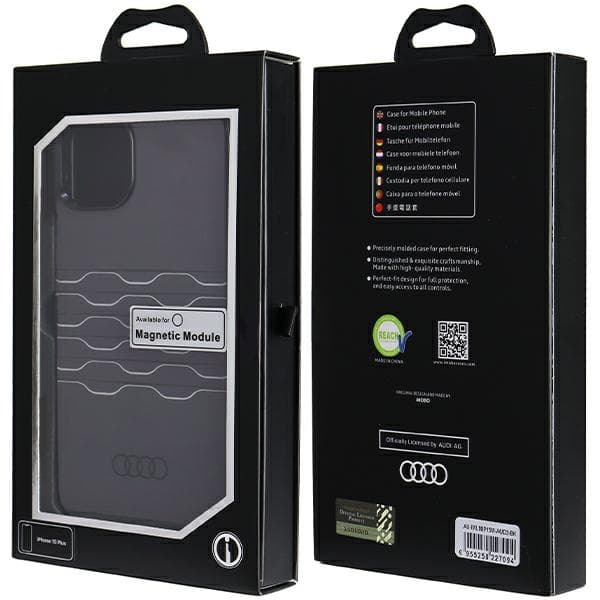 Audi IML MagSafe ovitek za iPhone 15 Plus / 14 Plus - črn 7