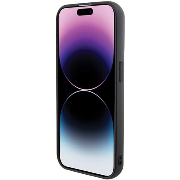 Karl Lagerfeld ovitek za iPhone 15 Pro - črn, Gripstand 6