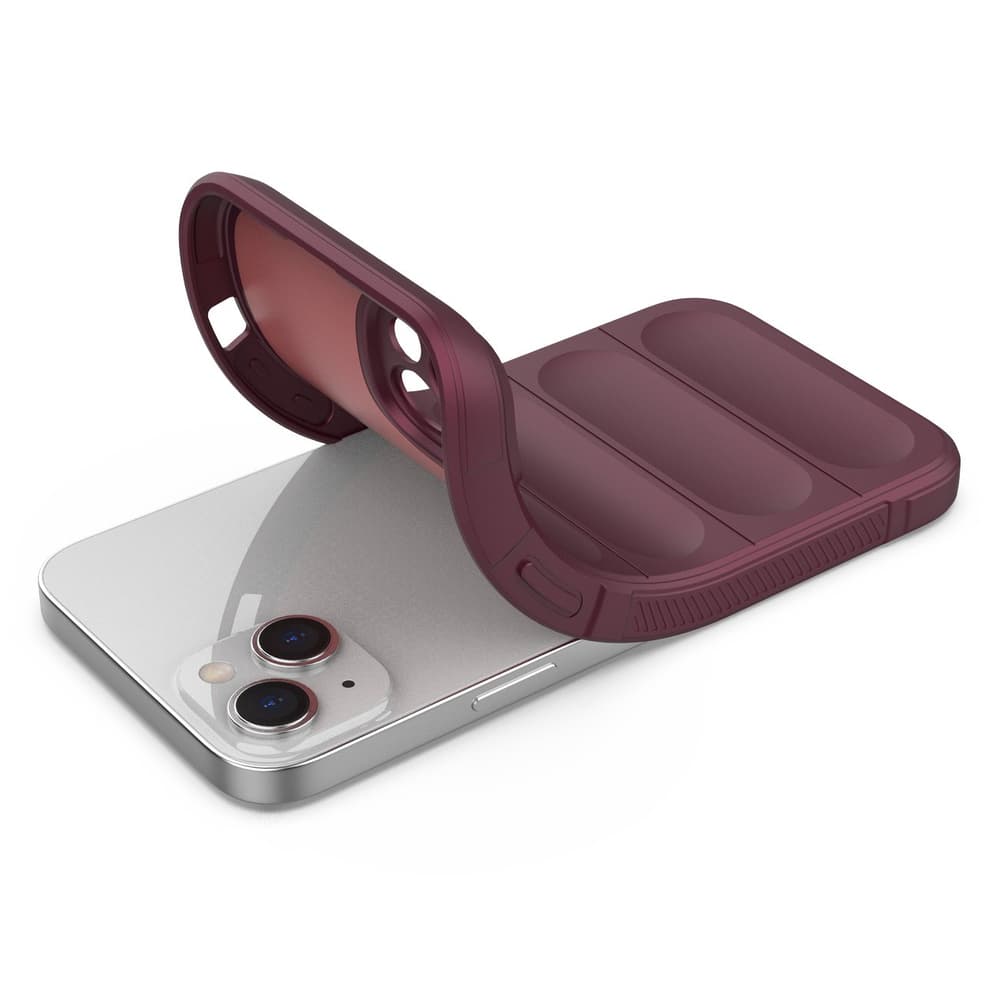 Hurtel Magic Shield ovitek za iPhone 14 Plus, bordo 4