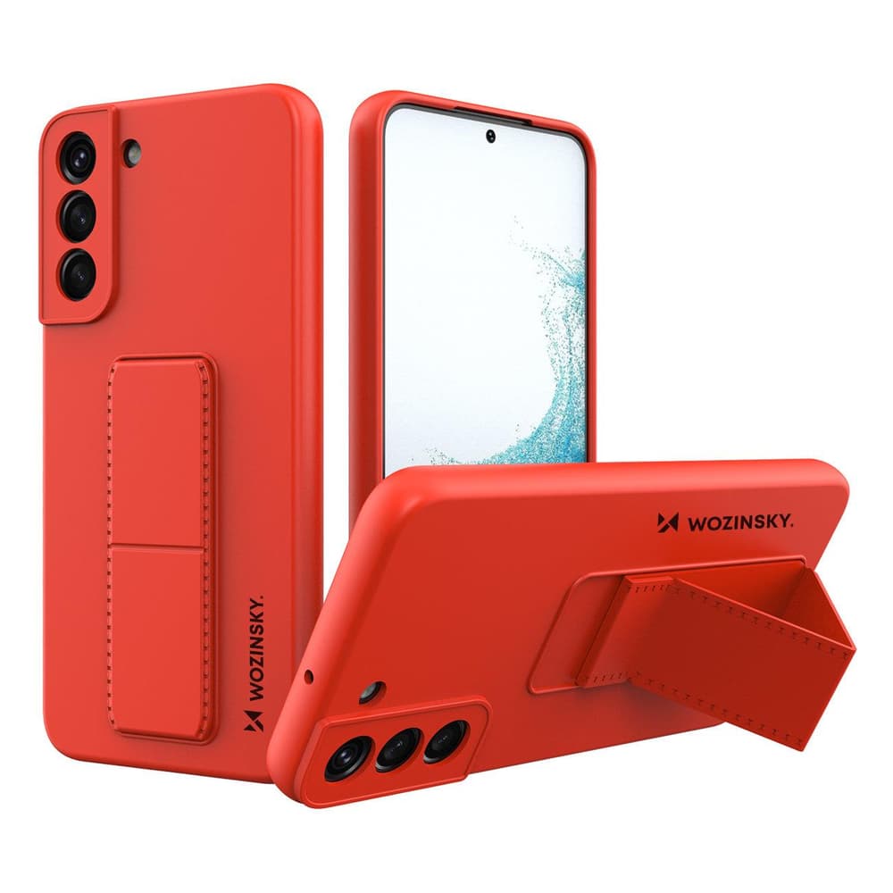 Wozinsky Kickstand ovitek za Samsung Galaxy S22+ - rdeč