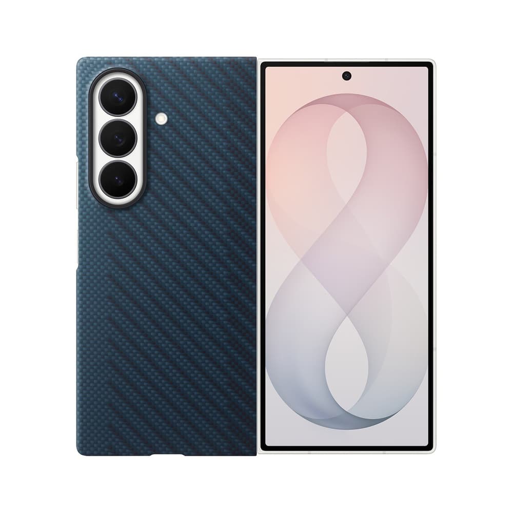 Samsung Carbon Magnet ovitek za Galaxy Z Fold 8 Ultra, temno moder