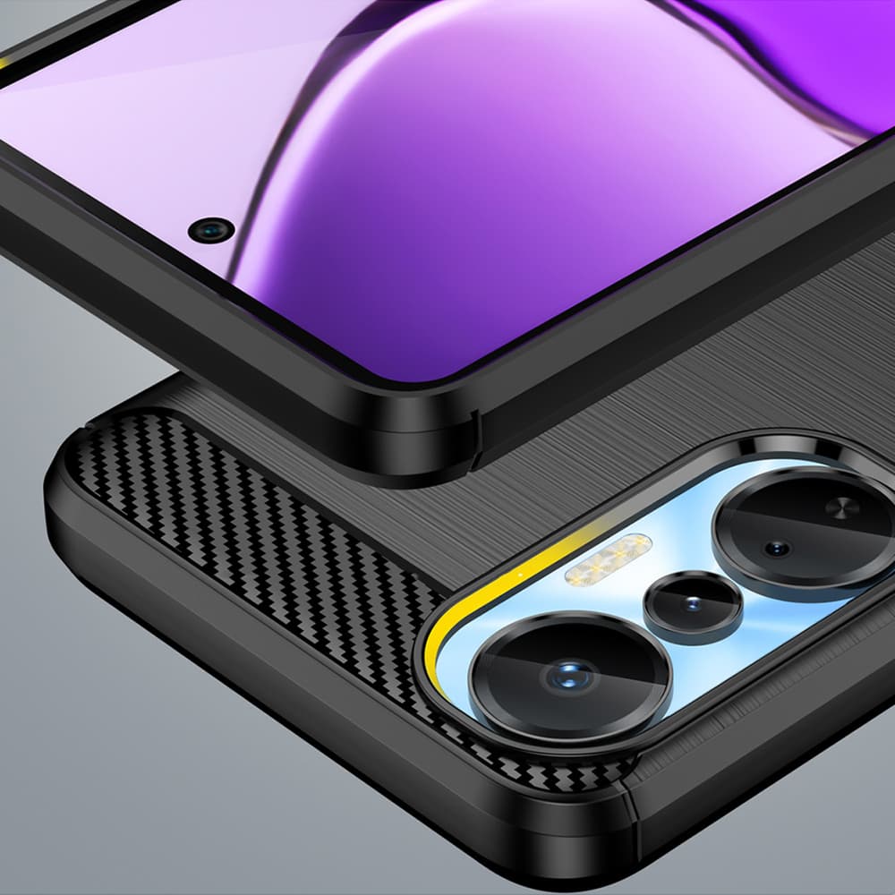 Carbon Case etui za Infinix Hot 20S, črn 6