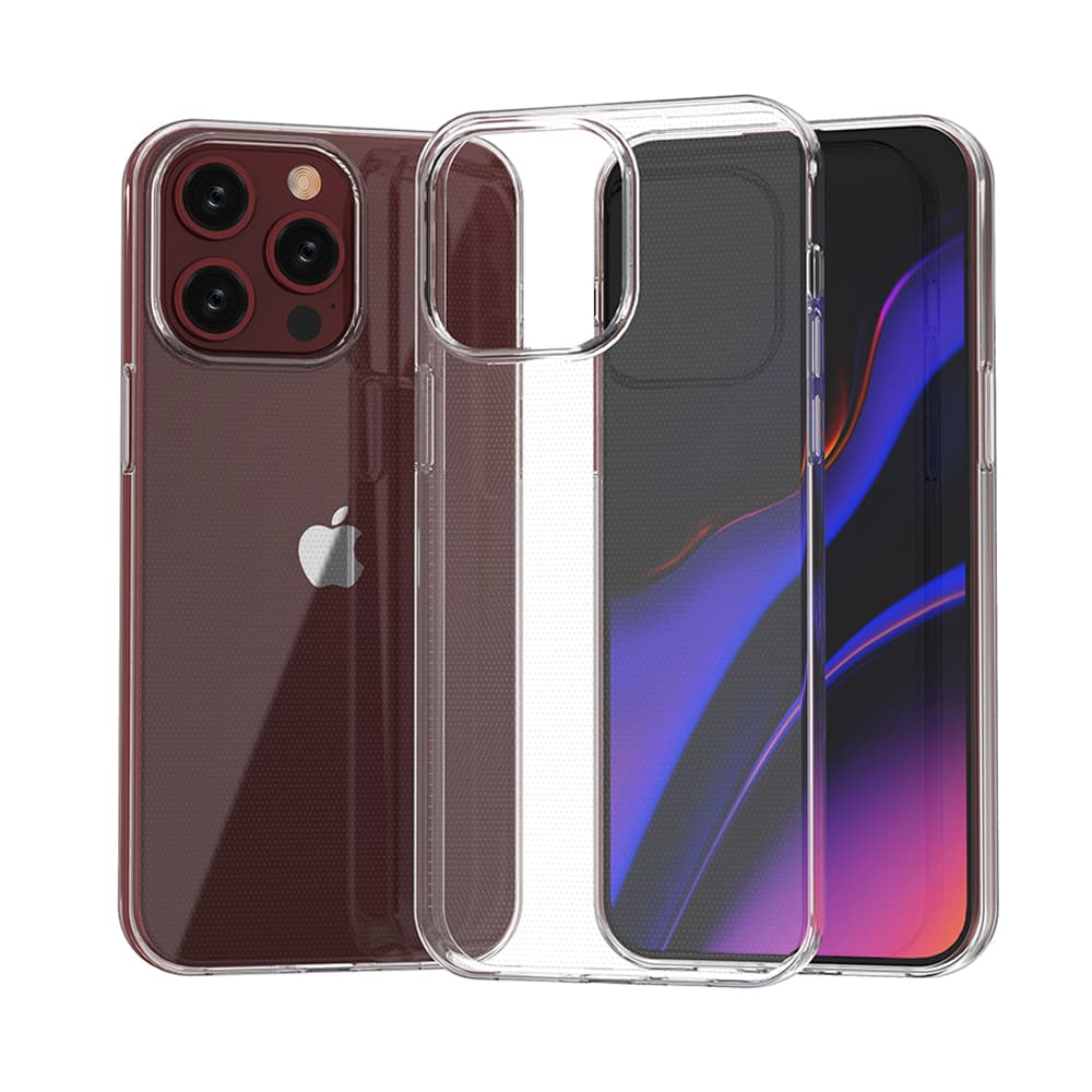 Ultra prosojen ovitek za iPhone 15 Pro Max Hurtel - prozoren 8