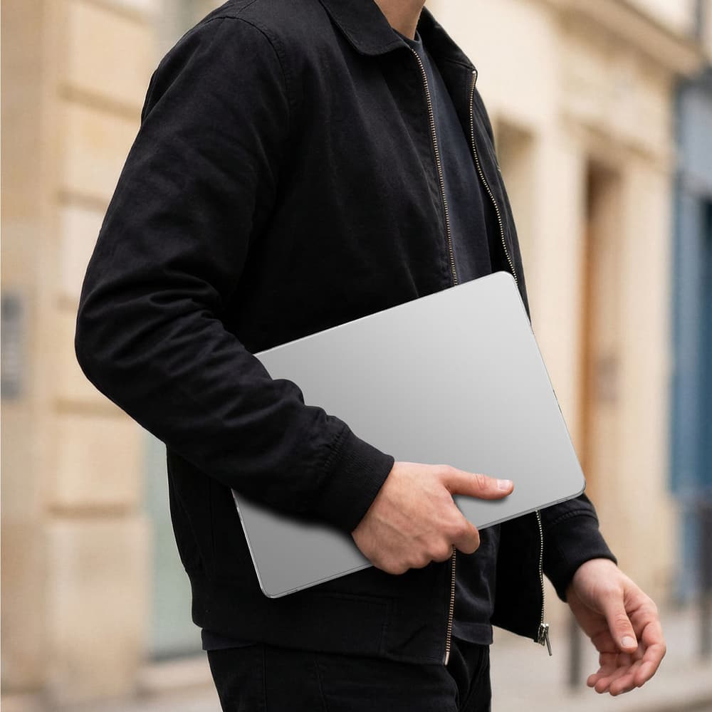 AmazingThing Titan Hardshell ovitek za MacBook Air M5 14", prozoren 5