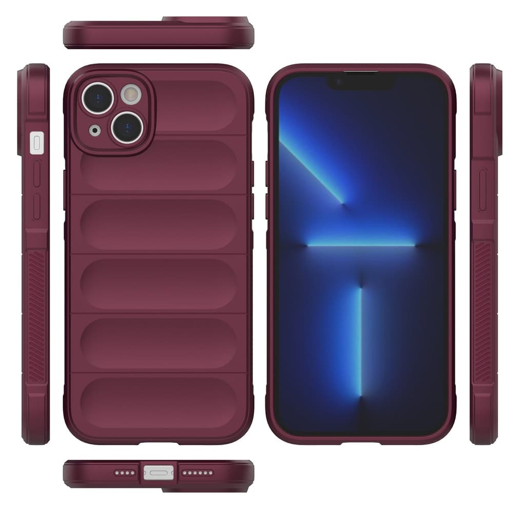 Hurtel Magic Shield ovitek za iPhone 14 Plus, bordo 6