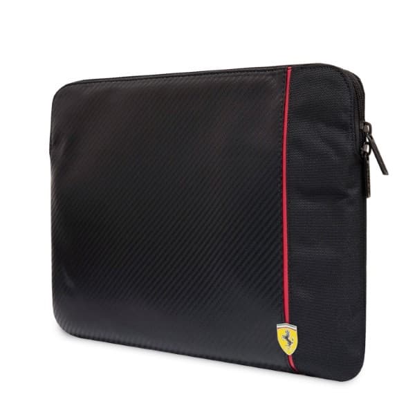 Ferrari Carbon&Smooth etui za 14" prenosnik - črna 2