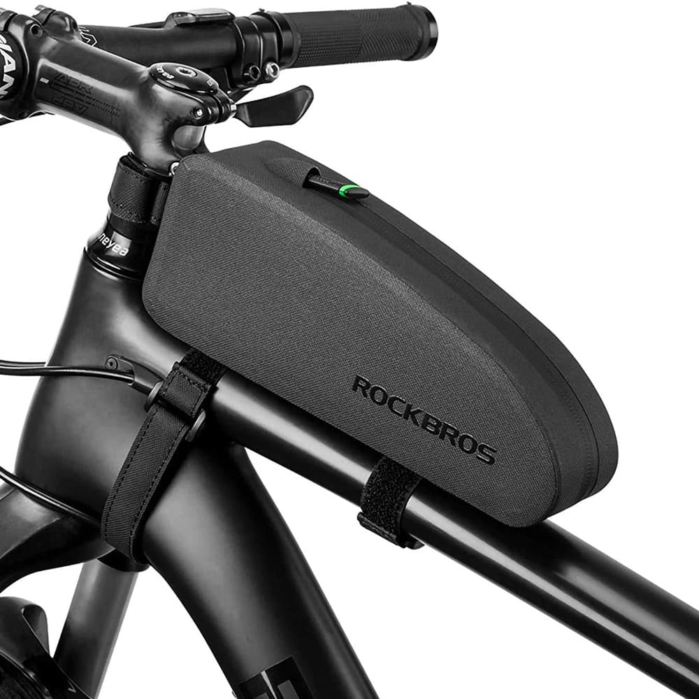 Rockbros AS-019-1 vodotesna kolesarska torbica za okvir 1.6l - črna