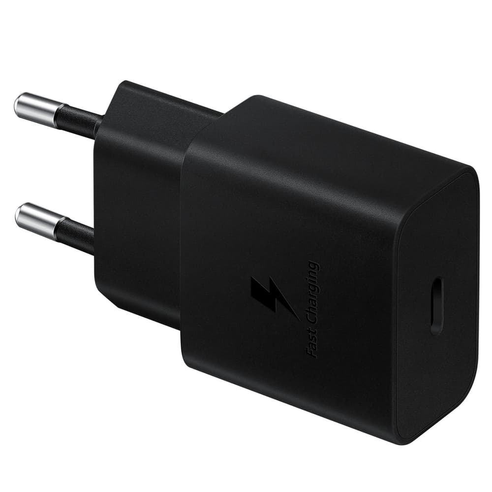 Samsung 15W PD USB-C AFC stenski polnilnik - črn