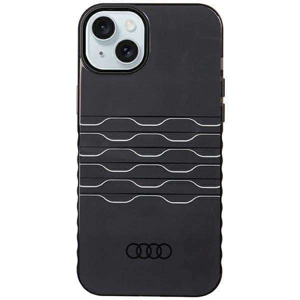 Audi IML MagSafe ovitek za iPhone 15 Plus / 14 Plus - črn