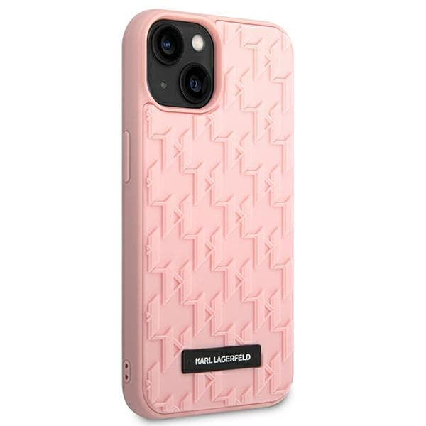 Ovitek Karl Lagerfeld 3D Monogram za iPhone 14 Plus - Roza 4