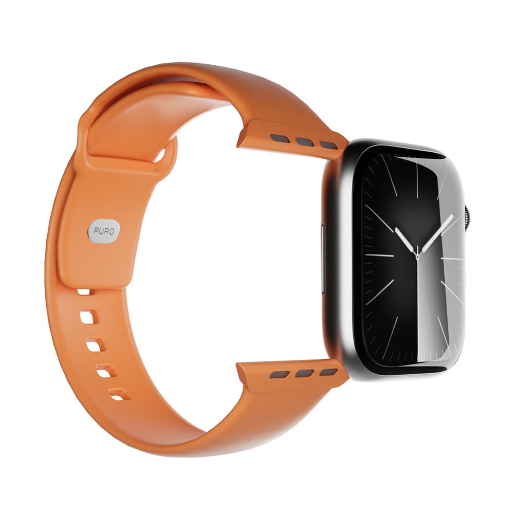 Puro Icon pašček za Apple Watch 44/45/46/49mm - oranžen