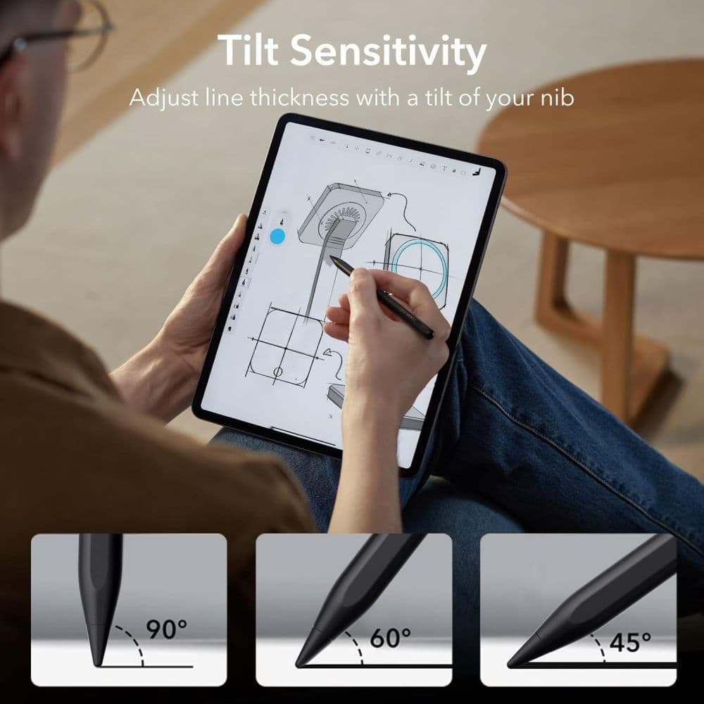 ESR Digital+ Magnetic pisalo za iPad - črno 3