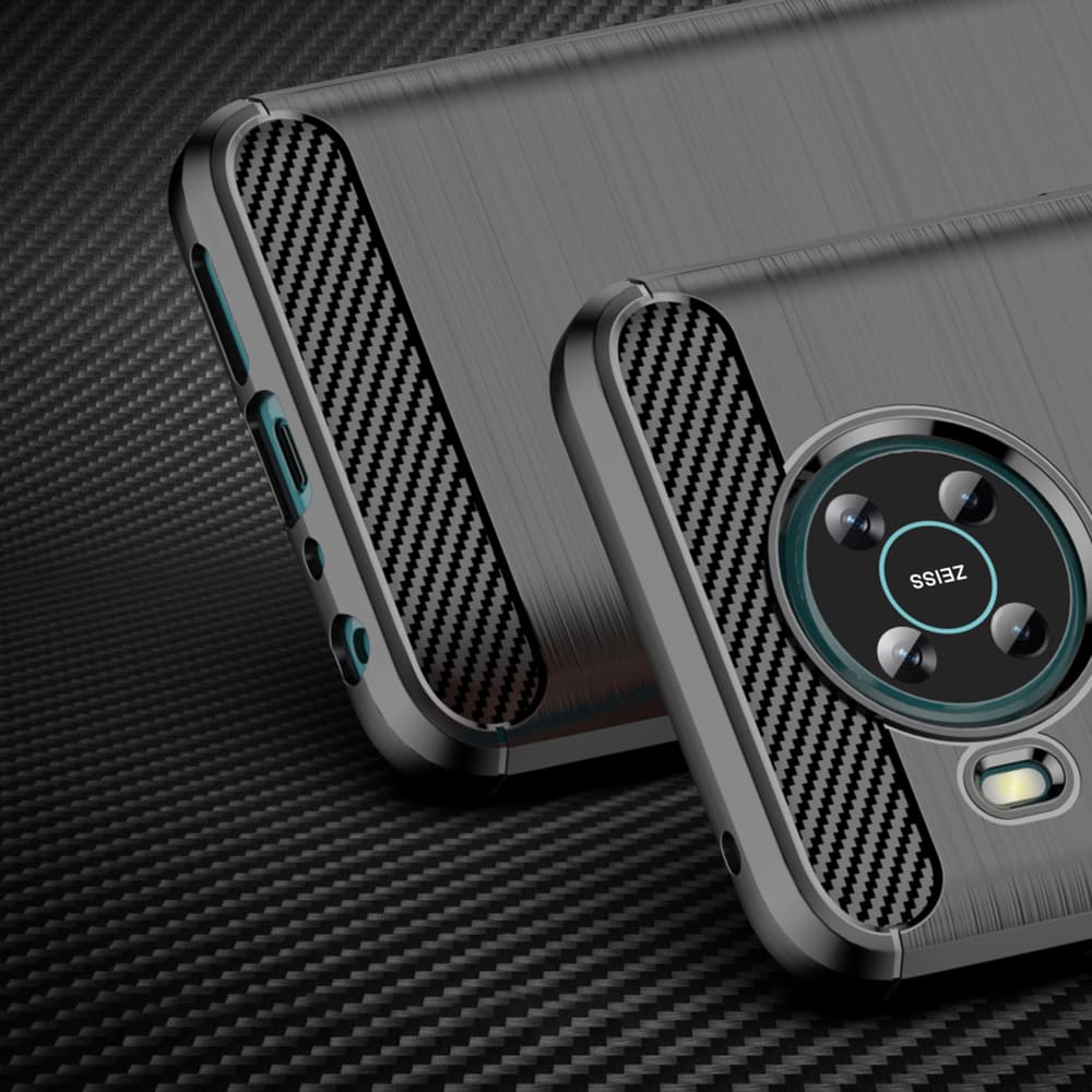 Hurtel Carbon Case prožno ovitka za Nokia X100 črna 2