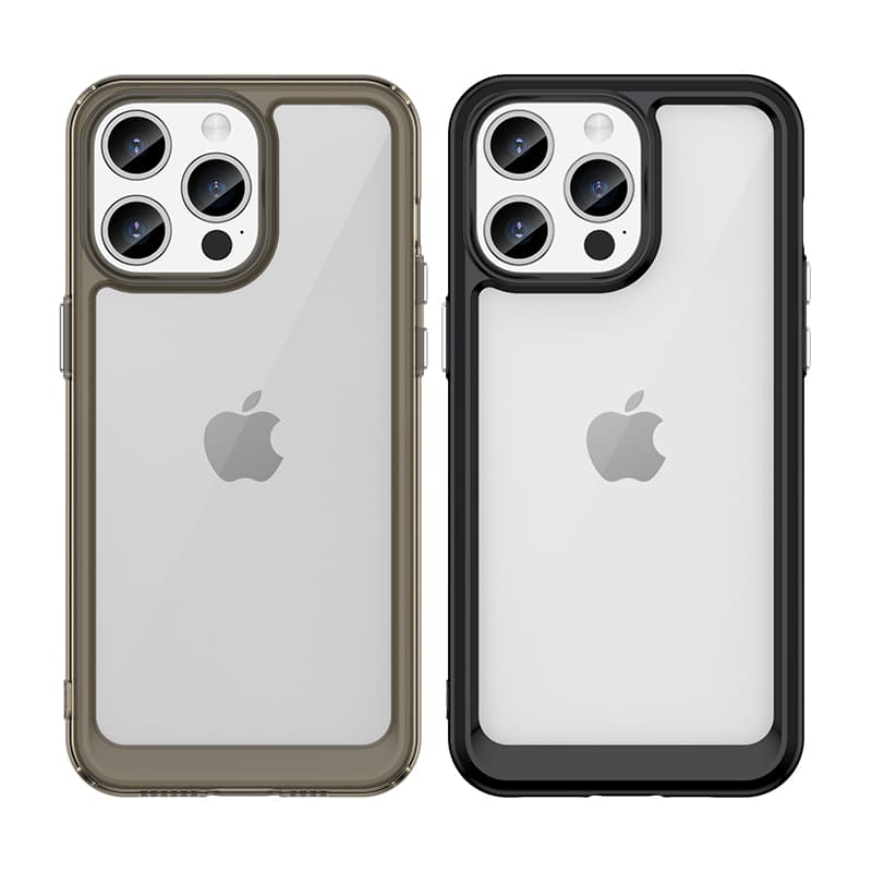 Hurtel Outer Space ojačano ohišje za iPhone 15 Pro s prožnim okvirjem, modro 3