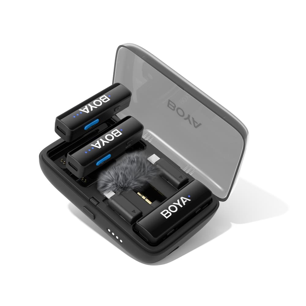 BOYA BOYALINK V2.0 brezžični mikrofoni USB-C, Črna 7