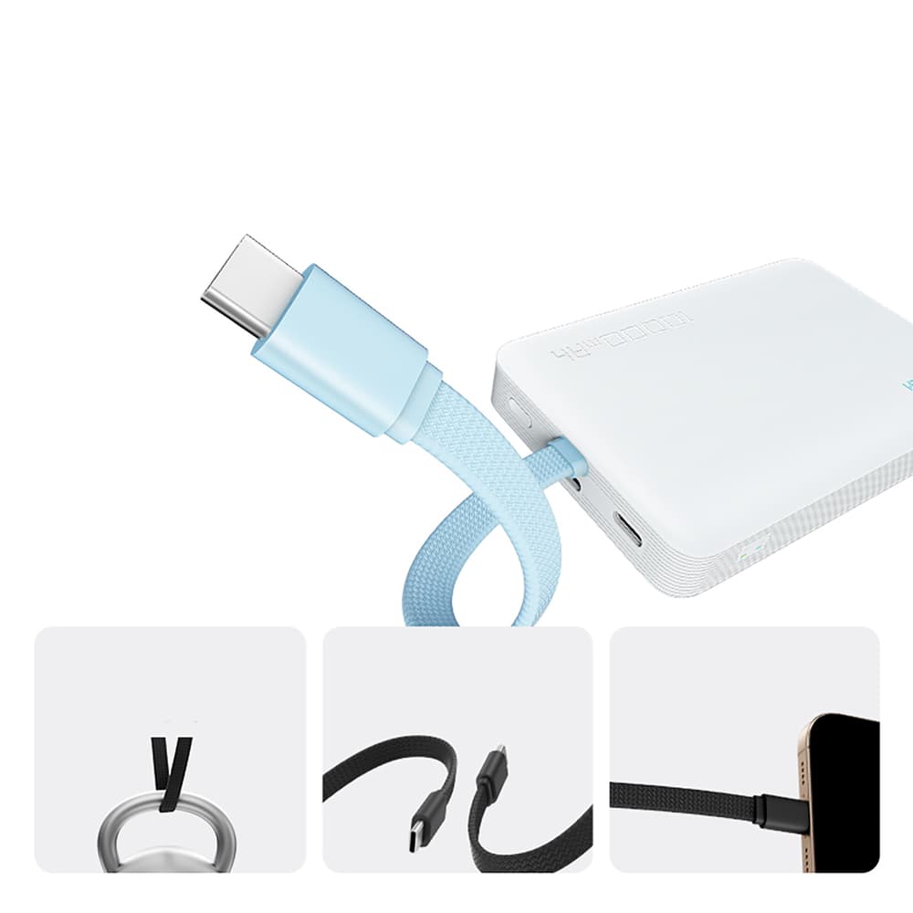 Cuktech CP132ML 10000 mAh magnetna prenosna baterija - bela 2