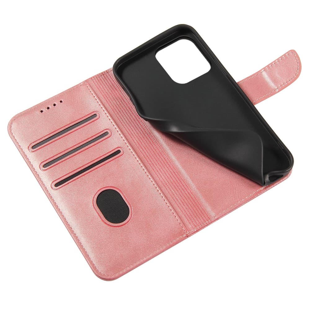Denarnica ovitek Hurtel Magnet Case za iPhone 15 Pro Max - roza 6