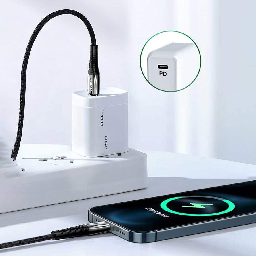 Joyroom USB-C / Lightning PD kabel 20W 1.2m rdeč 3