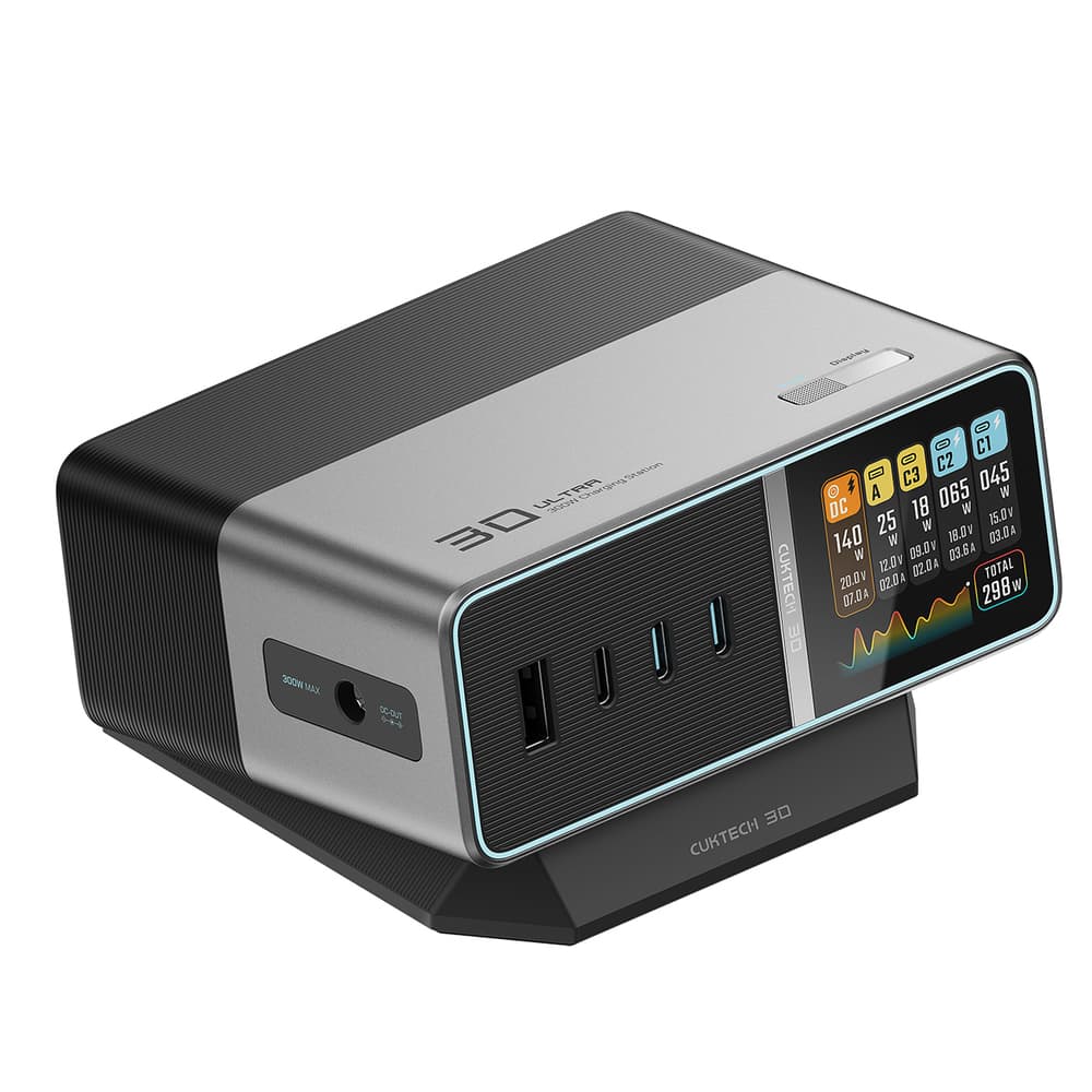 Cuktech TA3005U 300W Polnilna postaja 5-v-1 s prikazom