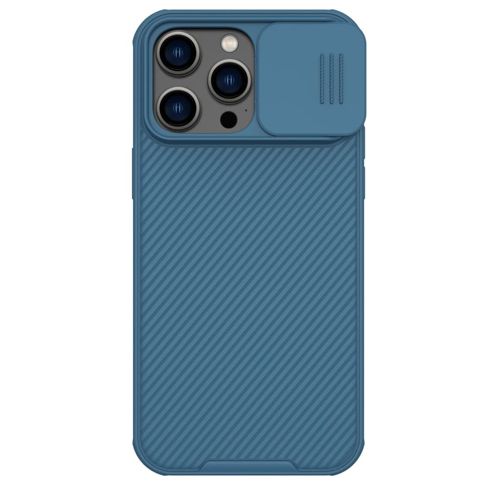Nillkin CamShield Pro ovitek za iPhone 14 Pro Max s ščitom za kamero, moder