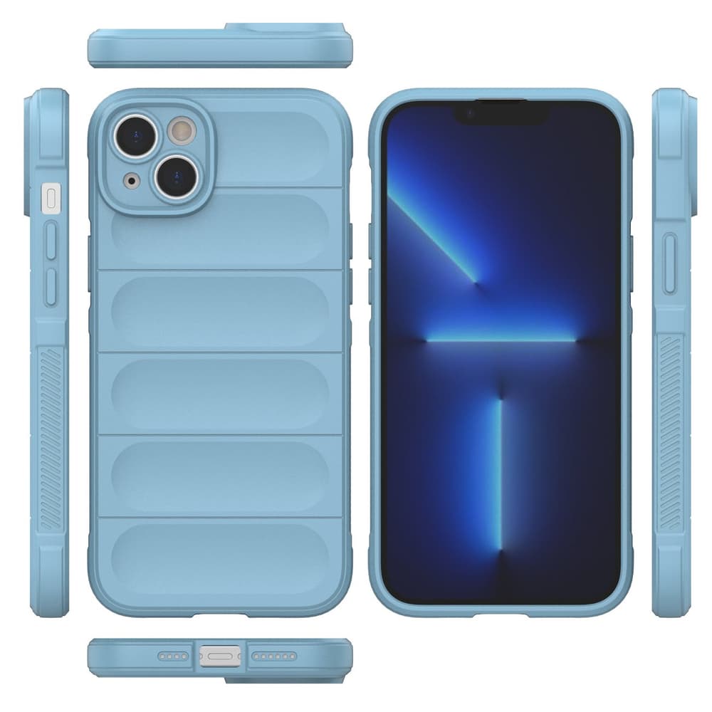 Hurtel Magic Shield ovitek za iPhone 14 Plus, svetlo moder 7