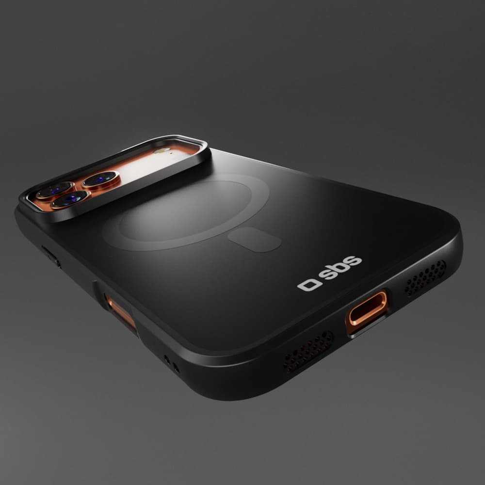 SBS Full Active Mag ovitek z D3O za iPhone 17 Pro Max, črn 6