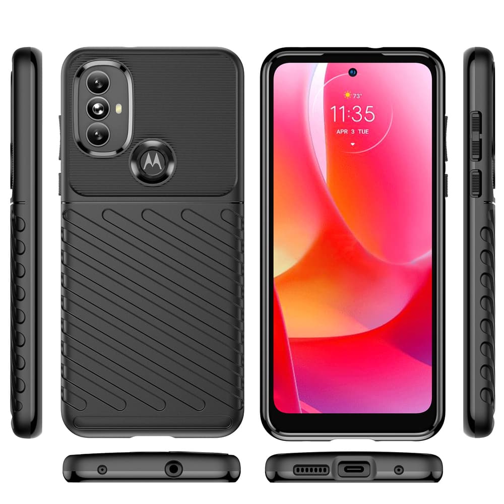 Thunder Case ovitek za Motorola Moto G Power 2022 (črn) 8