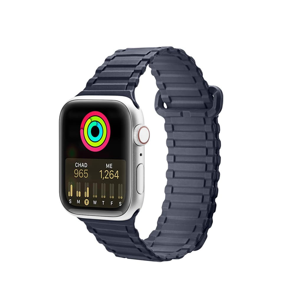 Dux Ducis Strap (Armor) magnetni pašček za Apple Watch Ultra/SE/9-1 (49-42 mm), silikon, moder