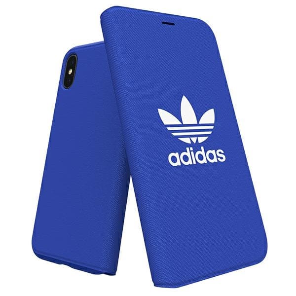 Adidas OR Booklet Case Canvas ovitek za iPhone X/Xs - moder