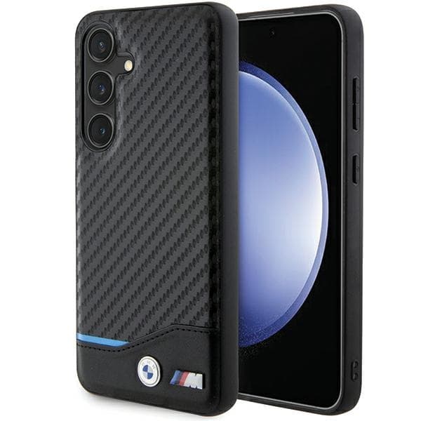 Ovitek BMW Leather Carbon S24 Črna