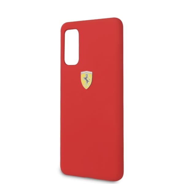 Ferrari Silikonska ovitek za Samsung Galaxy S20 - Rdeča 5