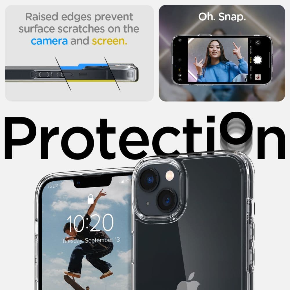 Spigen Ultra Hybrid ovitek za iPhone 14 (prozoren) 8