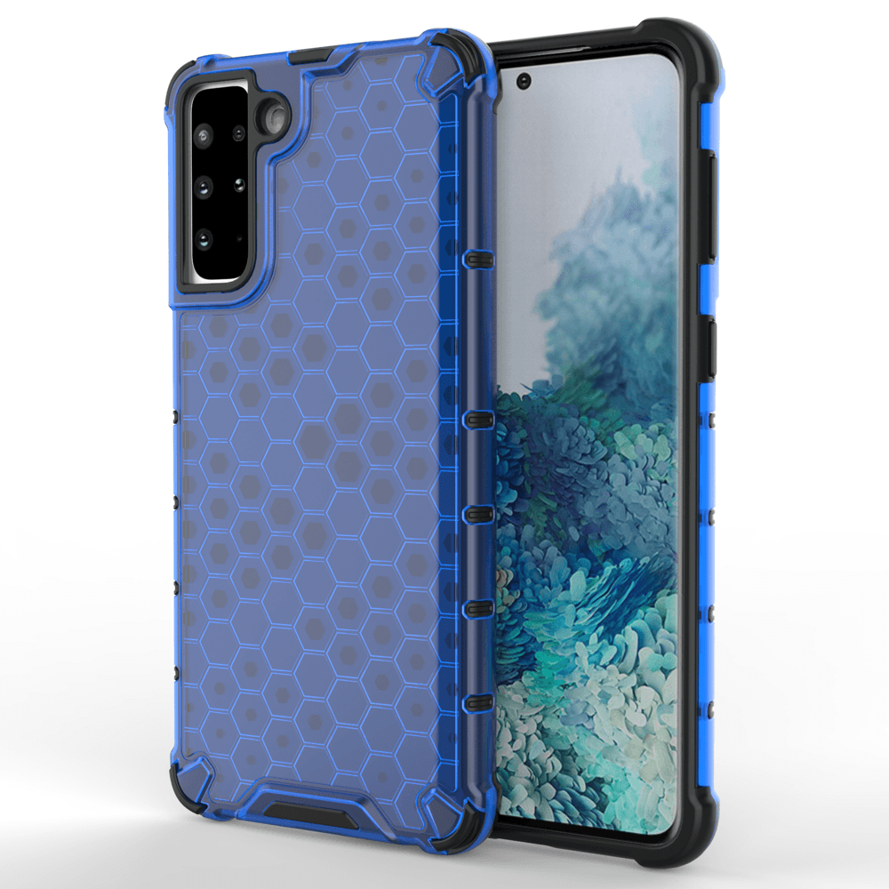 Hurtel Honeycomb ovitek za Samsung Galaxy S22+ (S22 Plus) - modra