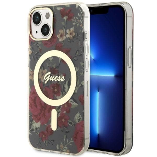 Guess etui s tehnologijo MagSafe za iPhone 14 - zelena